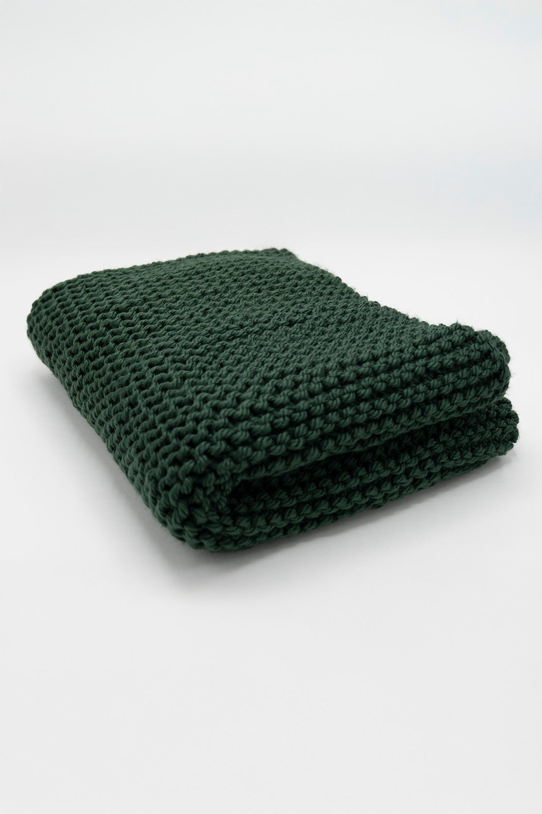 Handmade Chunky Scarf - Emerald