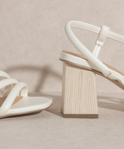 Ashley Wooden Heel Sandal
