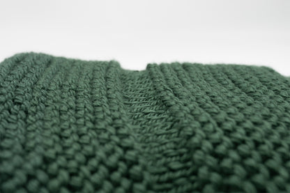 Handmade Chunky Scarf - Emerald