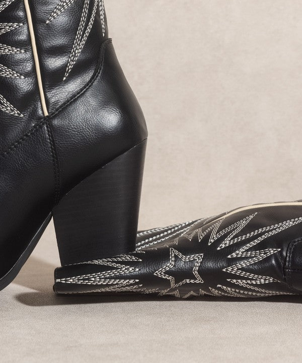 Starburst Embroidery Boot