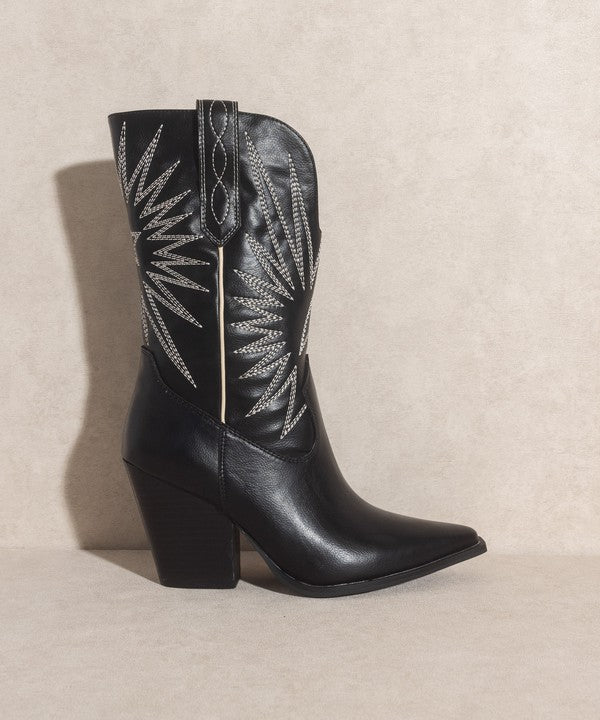 Starburst Embroidery Boot