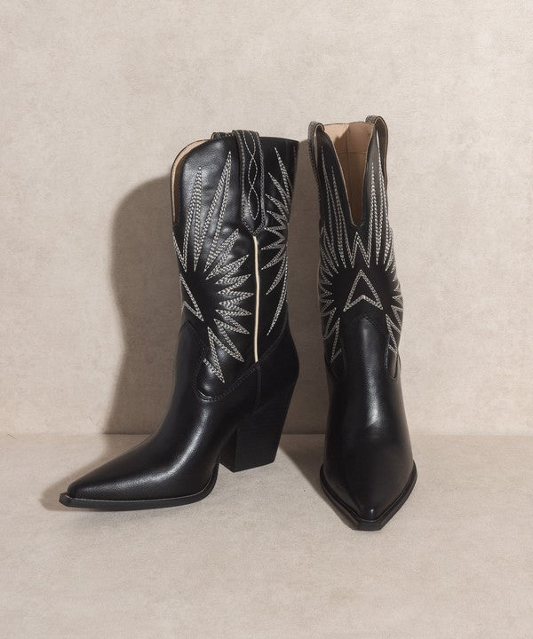 Starburst Embroidery Boot
